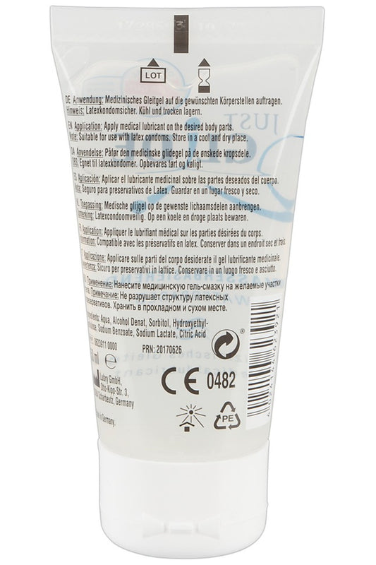 Lubrifiant de poche à base d'eau végétalien 50ml