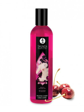 Gel douche et bain comestible à la cerise