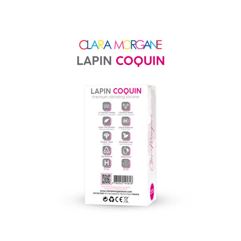 Mini vibromasseur Lapin Coquin - Rose