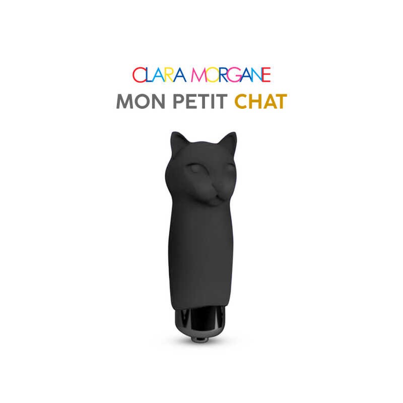 Mini vibromasseur Mon petit chat - Noir