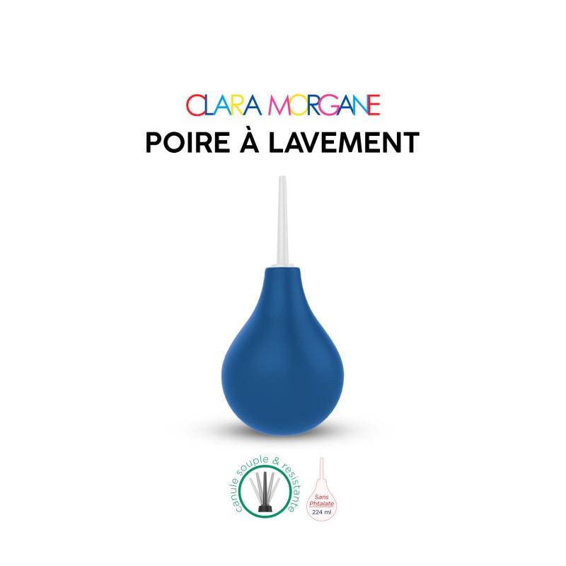 Poire à lavement - Bleu