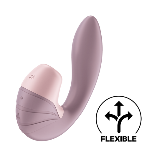 Vibromasseur Point G Avec Stimulateur Clitoris Supernova Rose