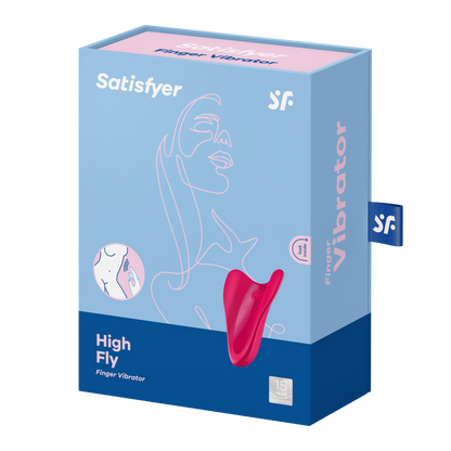 High fly - Finger vibrator - Rouge